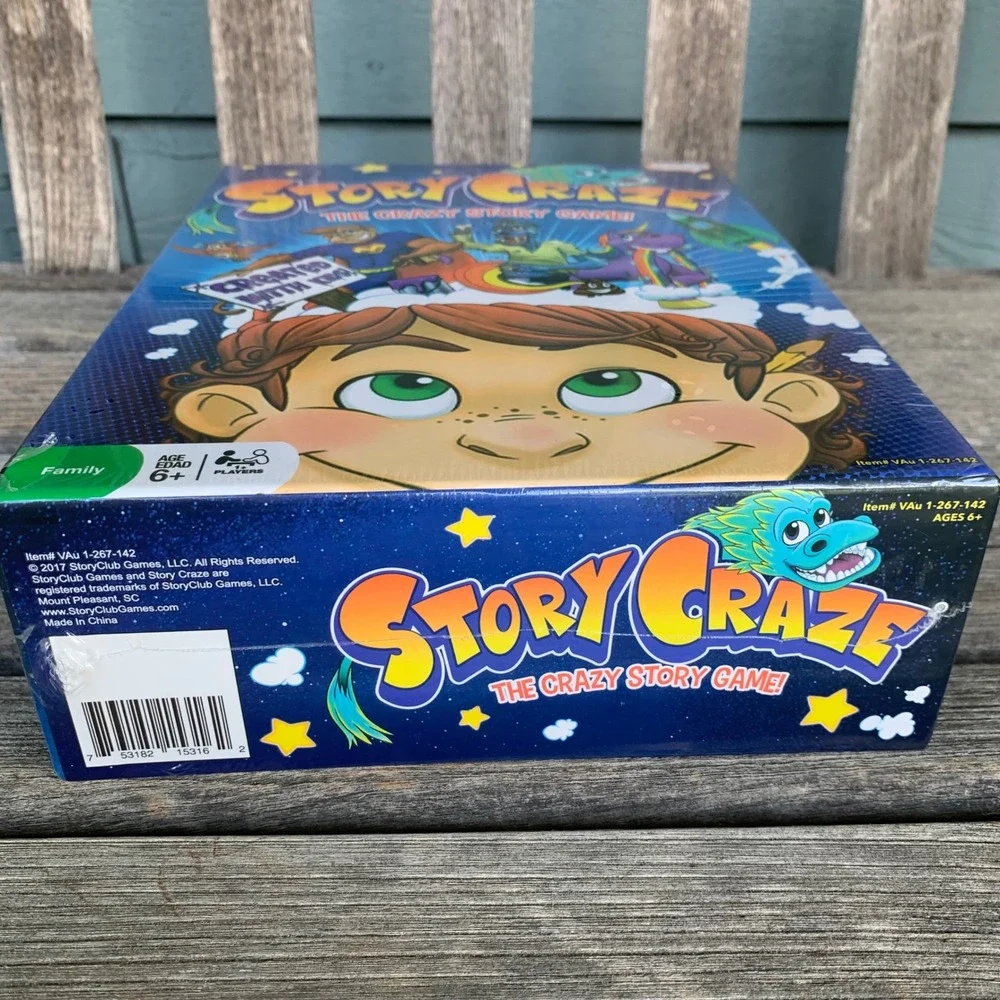 Story Craze The Crazy Story Game StoryClub Games Creative Writing Kid Age 6+ NEW